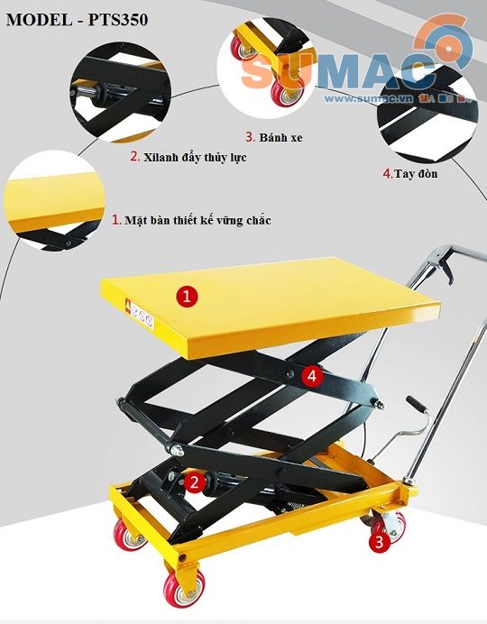 Xe nâng tay Model PTS350