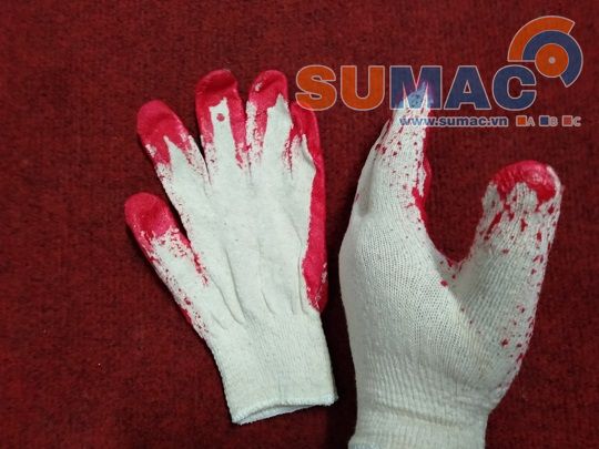 Găng tay vải - găng tay bảo hộ