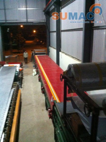 Dây chuyền cán tôn xốp 24m - PU roll forming machine