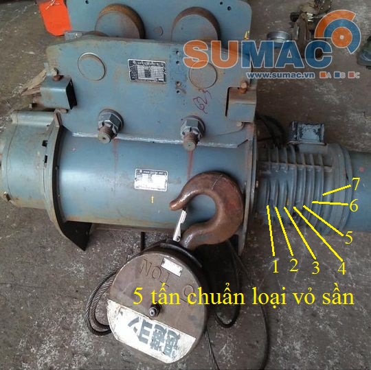 Cẩu 5 tấn Hitachi - Nhật