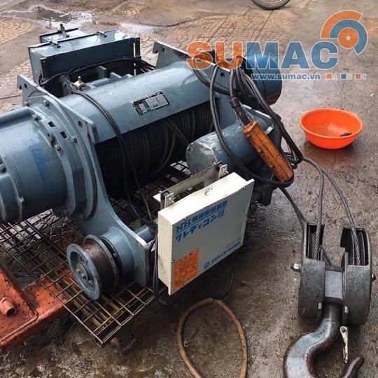 Cẩu tời Hitachi 5 tấn - Cẩu dầm đôi 5 tấn Hitachi