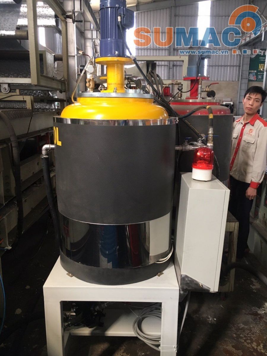 Bình đơn hóa chất PU cho máy tôn xốp