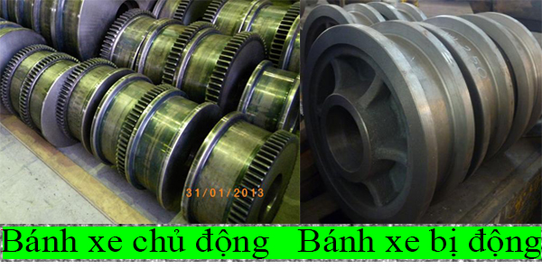 Bánh xe cầu trục và những điểm cần chú ý