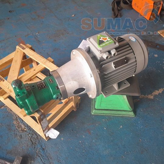 Cụm động cơ liền bơm thủy lực 5.5Kw