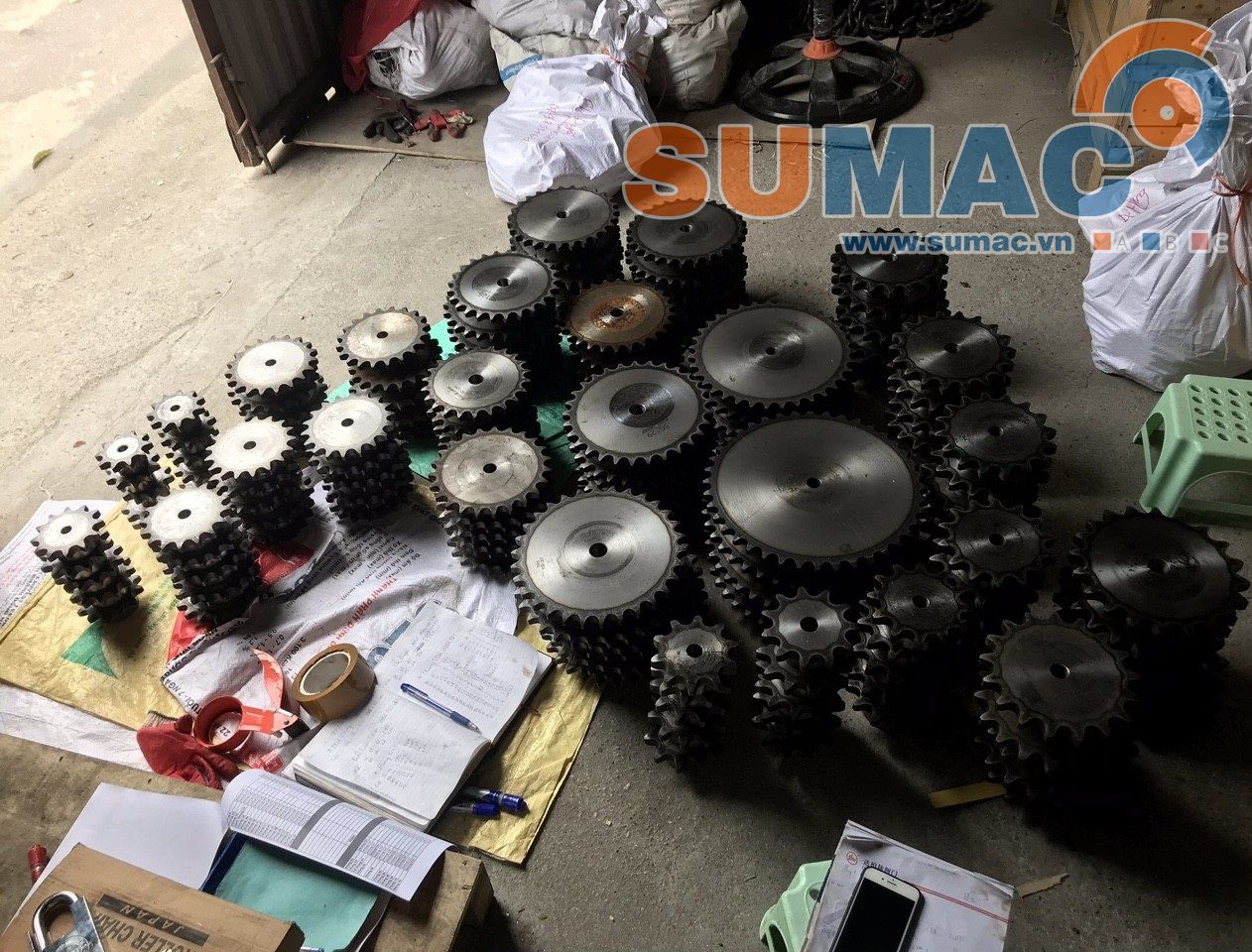 NHÔNG XÍCH CÔNG NGHIỆP 40, 50, 60, 80. 100