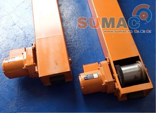 động cơ điện chân chạy dọc cẩu 1 tấn