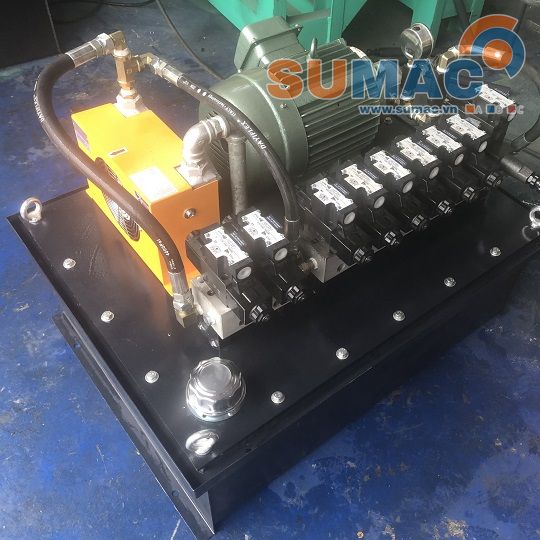 BỘ NGUỒN THỦY LỰC 3.7kW - ĐIỀU KHIỂN 9 VAN ĐIỆN TỪ