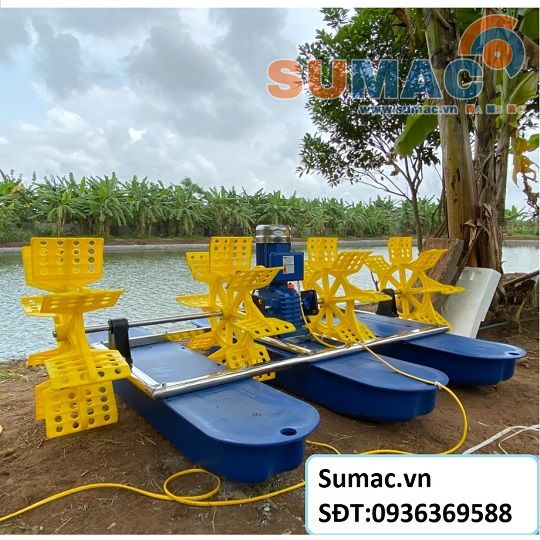 guồng nước tạo oxy 4 cánh