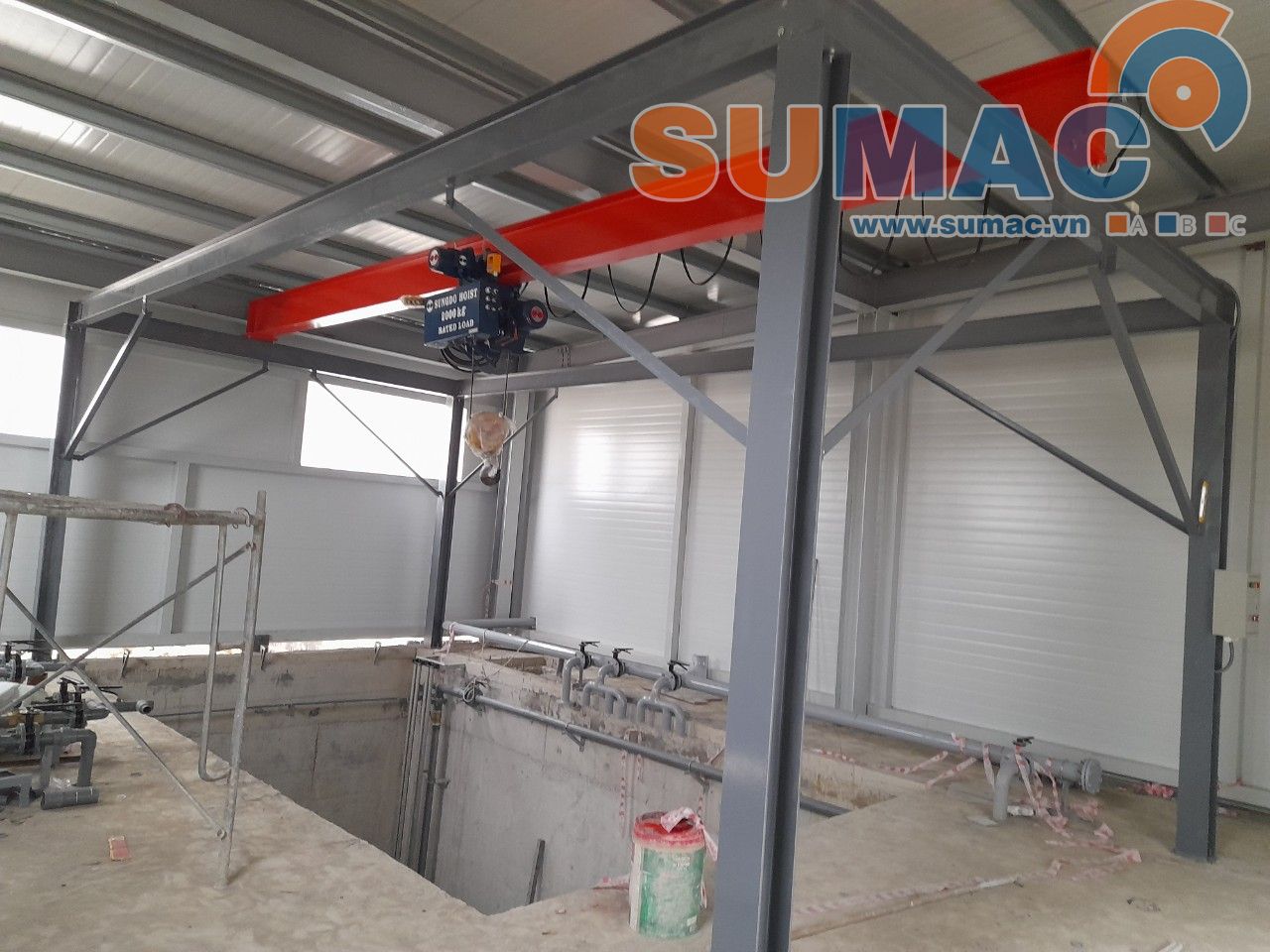 Lắp đặt cầu trục, cẩu trục