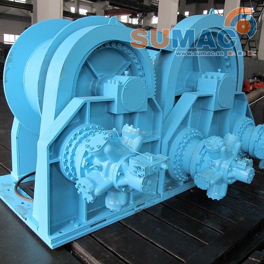 Motor thủy lực dạng sao( motor sao ) sử dụng cho neo tời tàu thuyền