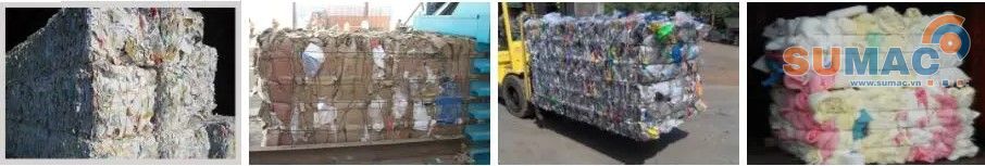 các loại phế liệu cho máy ép phế liệu kiểu đứng