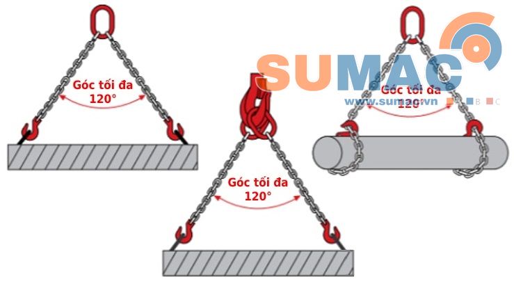 xích cẩu hàng 2 sợi