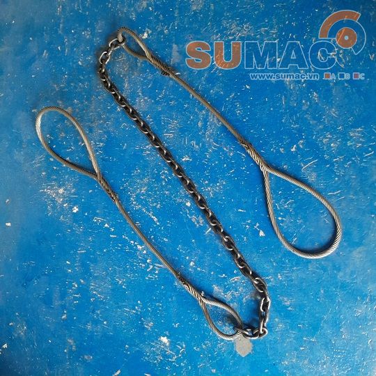 cáp thép cẩu thân xích