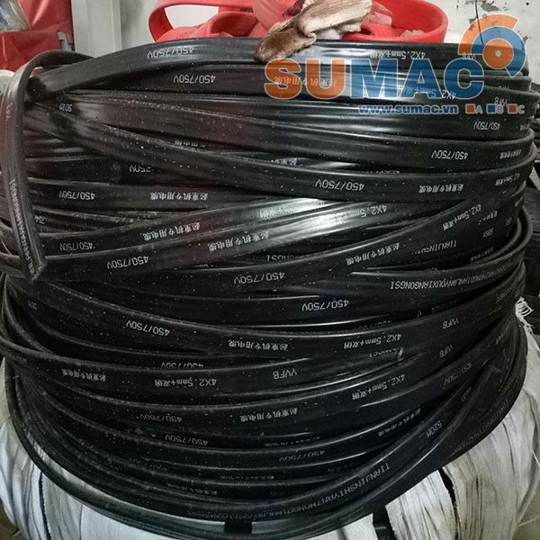 Dây điện dẹt cho cẩu trục