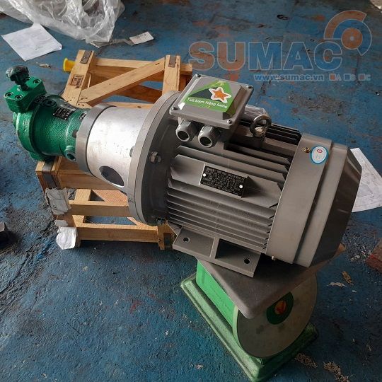 giá động cơ liền bơm thủy lực 5.5Kw