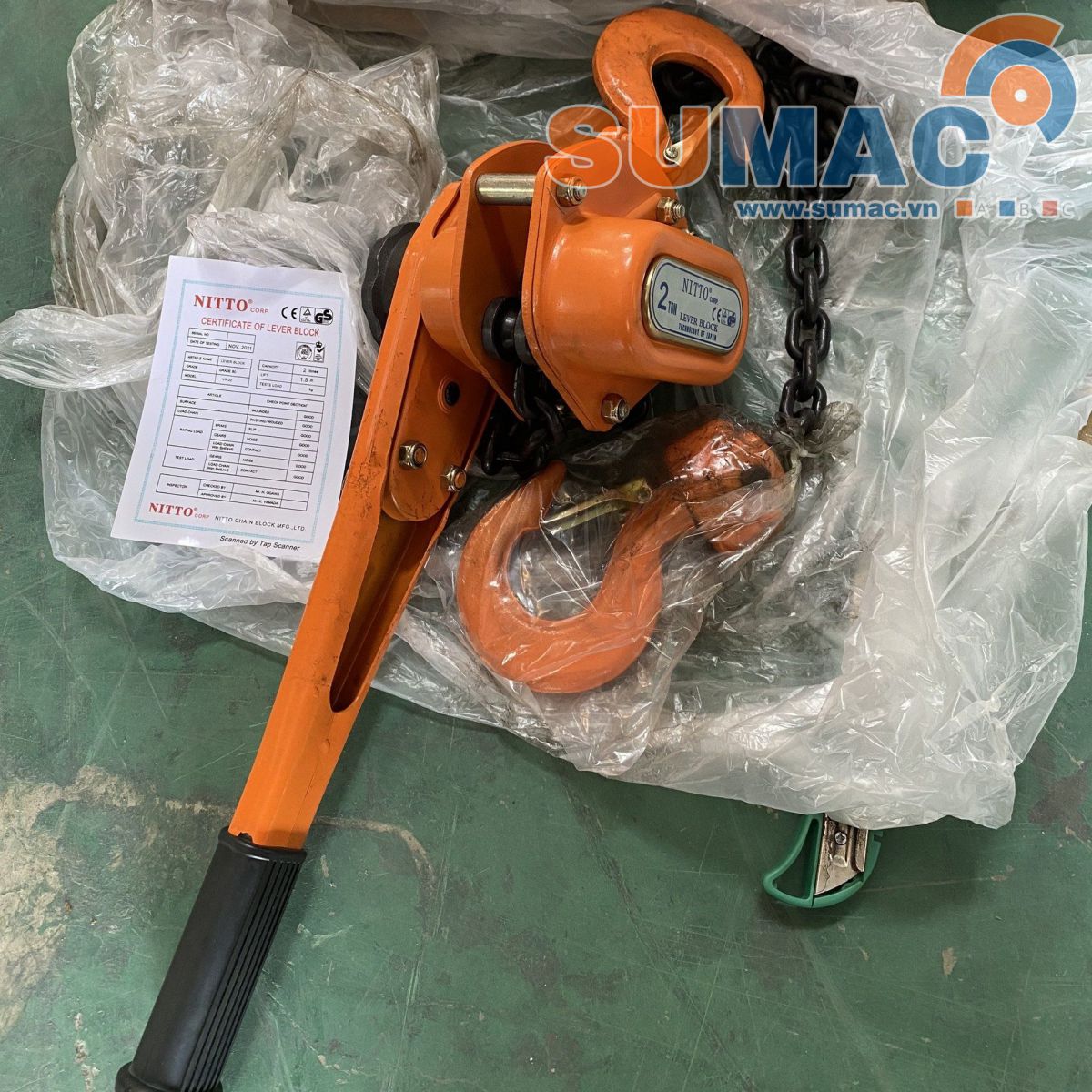 Lắc tay xích 2 tấn Nitto