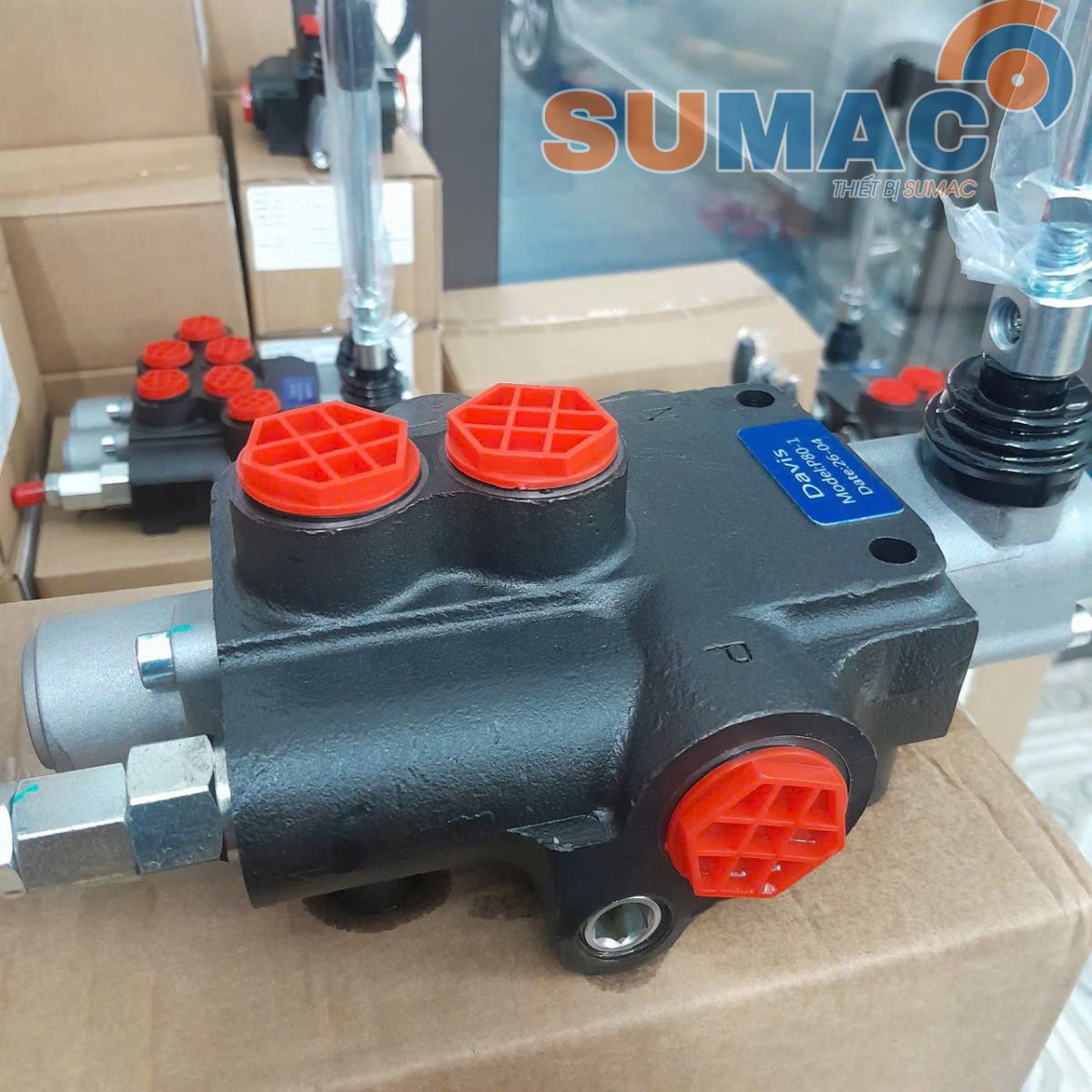 gia van gat tay 1 tay luu luong 80L ren 27mm