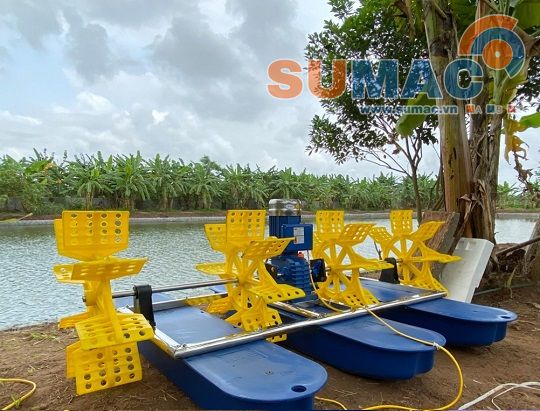 guồng nước tạo oxy 4 cánh