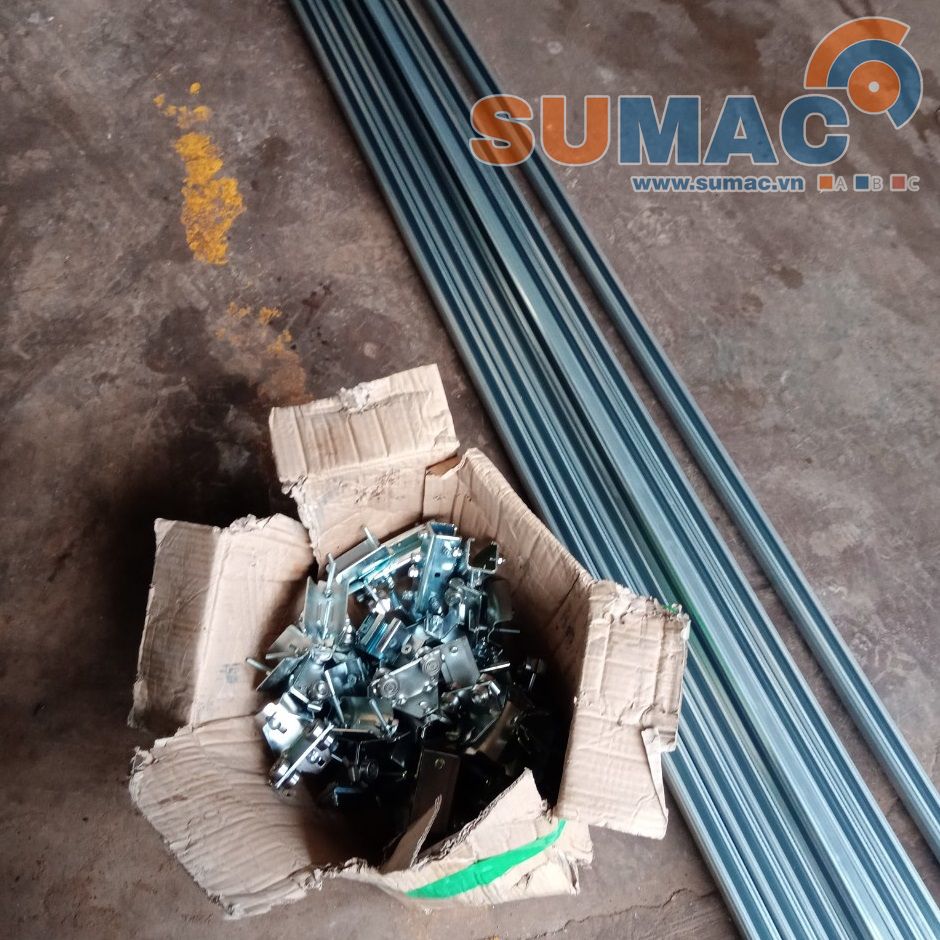 Máng cáp dây điện cẩu trục 25 mét