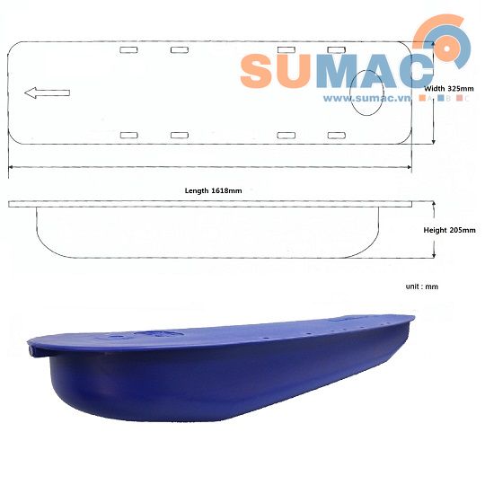 phao HDPE lắp máy tạo oxy ao tôm