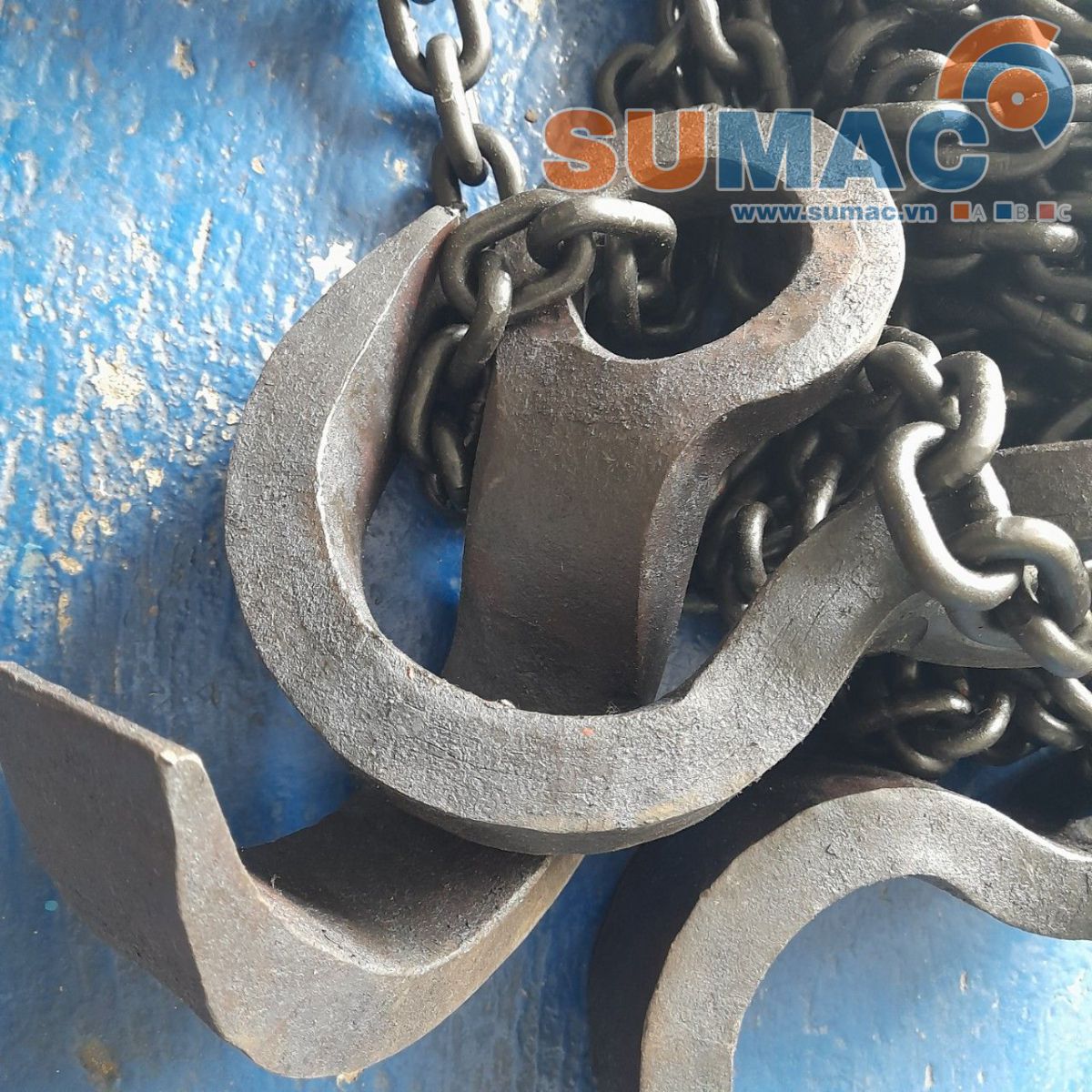 Móc cẩu tôn tấm 3 tấn - Ngáo rèn