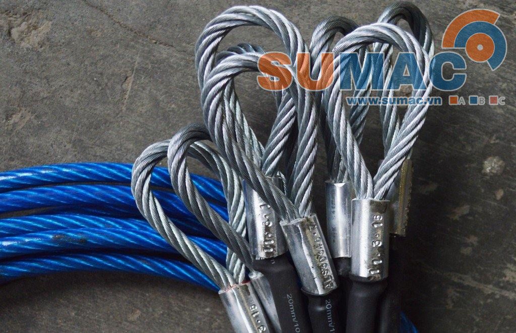 ép nhôm cáp thép cẩu hàng