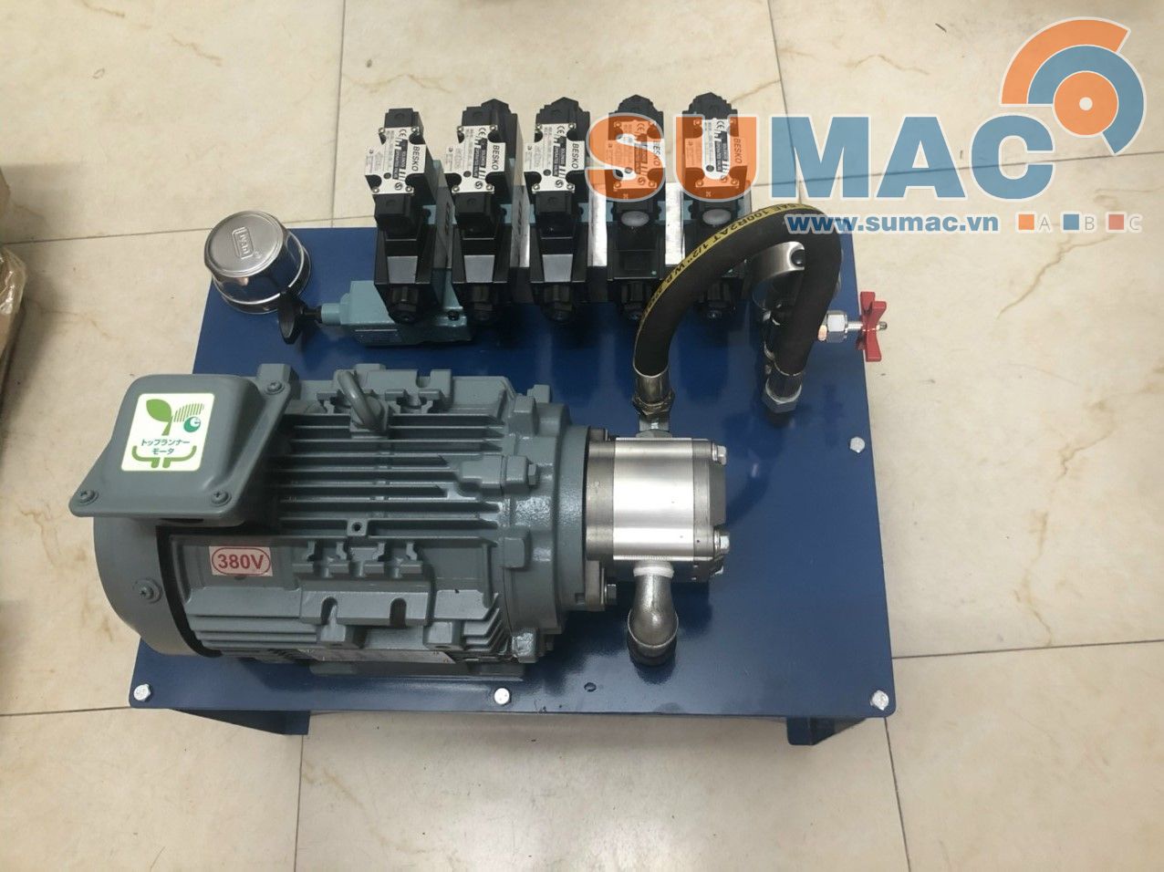 Trạm nguồn 3.7kw bơm bánh răng