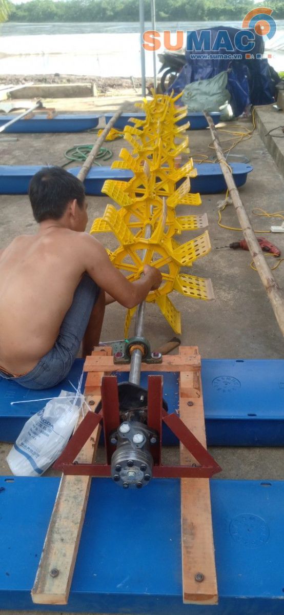 Lắp đặt hệ thống thủy lực cho ao nuôi
