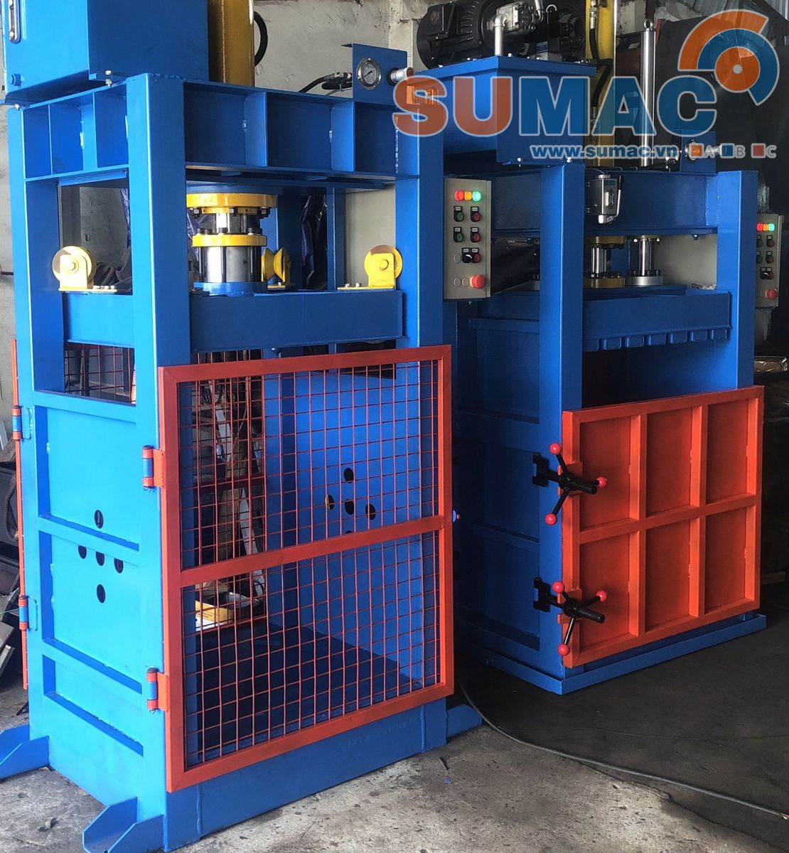 giá máy ép bẹp thùng phi