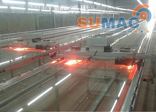 Sấy tôn nóng dính lớp PE