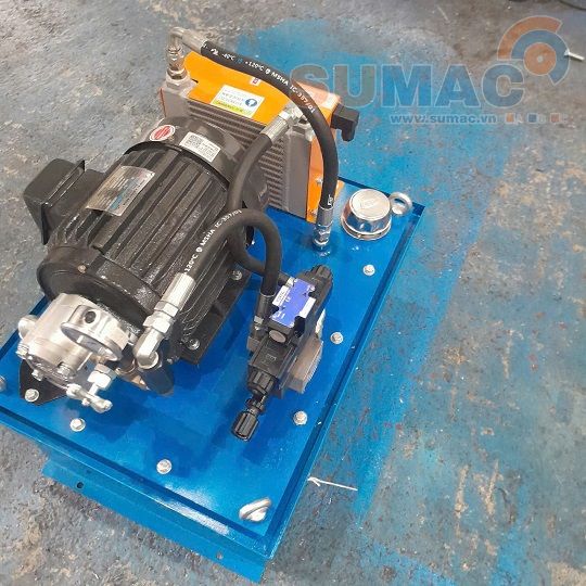 Bộ nguồn thủy lực 3.7Kw điều khiển 1 xi lanh
