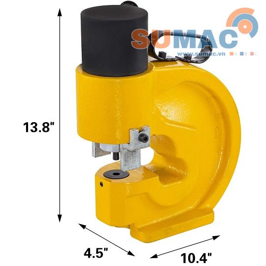 Kích thước máy đột thủy lực mini