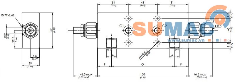 van cân bằng thủy lực VBCF
