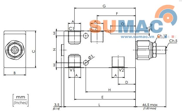 kích thước van cân bằng VBCL