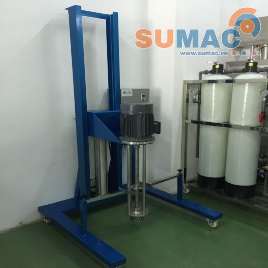 máy khuấy trộn dùng khí nén