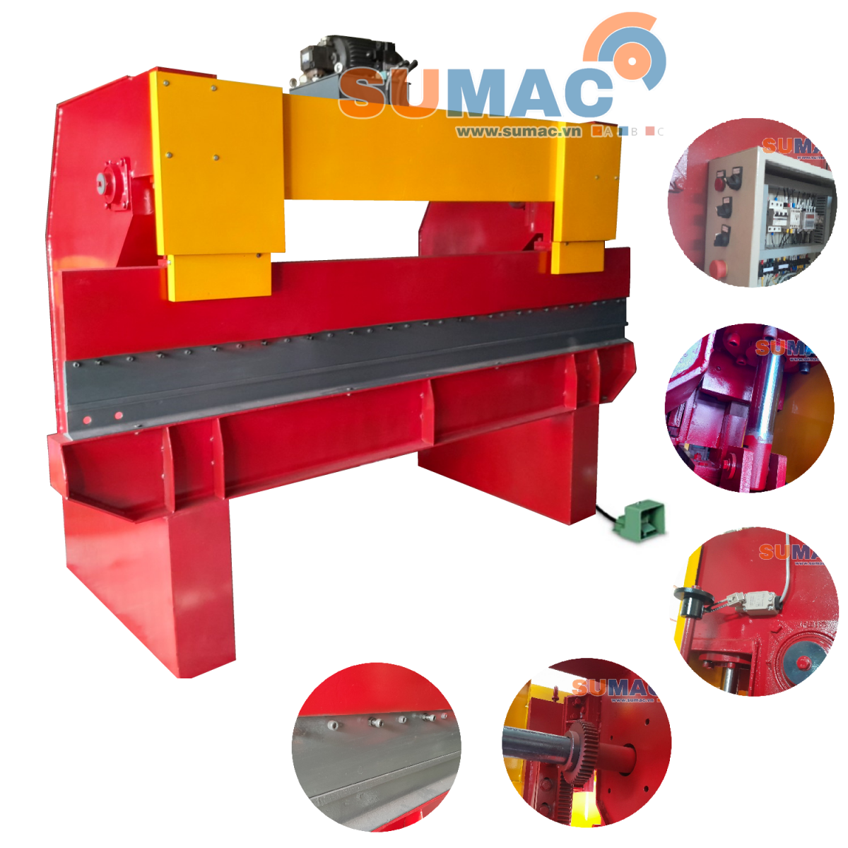 Máy chấn góc 6m - Máy chấn tôn phụ kiện