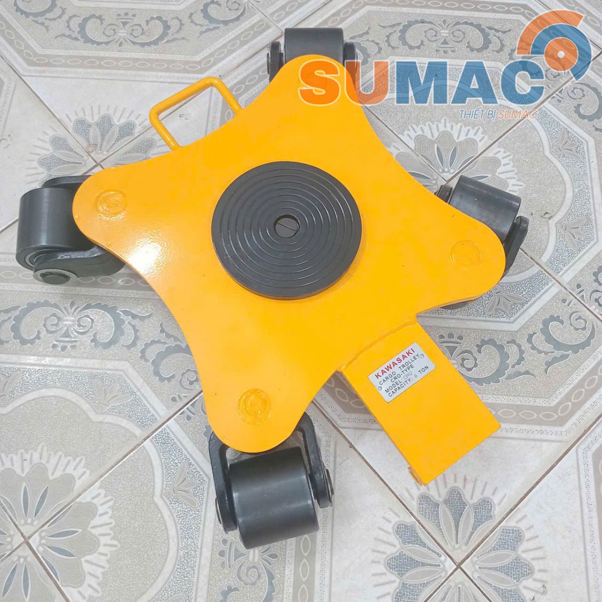 Rùa chuyển hàng xoay 360 độ 6 tấn