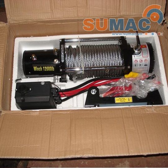 Tời điện kéo xe 12000 Lb 24V