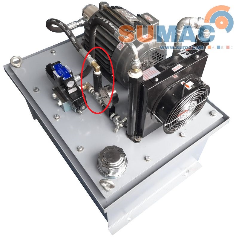 van 1 chiều thủy lực sau bơm