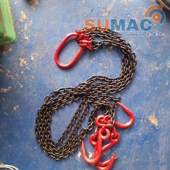 xích trùm cẩu hàng 4 sợi