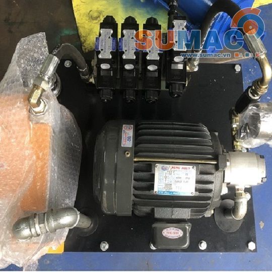 Trạm nguồn thủy lực 1.5kw - Động cơ cốt âm VTC