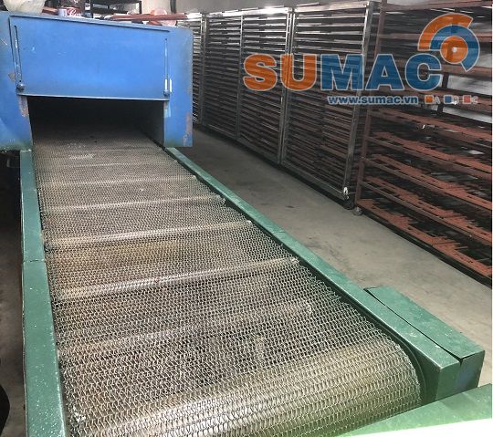 ứng dụng bóng sấy nhiệt trong băng tải sấy khô sơn