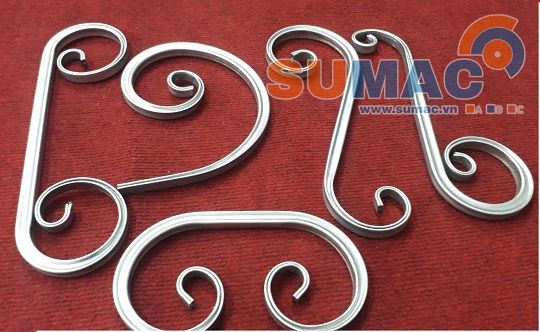 uốn hoa văn inox mỹ thuật