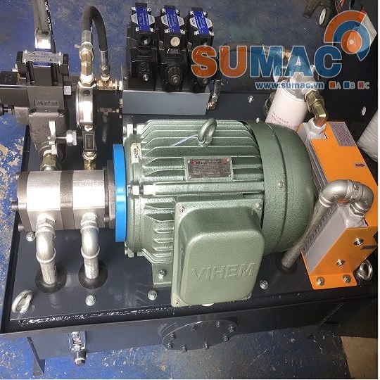 TRẠM NGUỒN THỦY LỰC 5.5KW- BƠM KÉP 2 TỐC ĐỘ