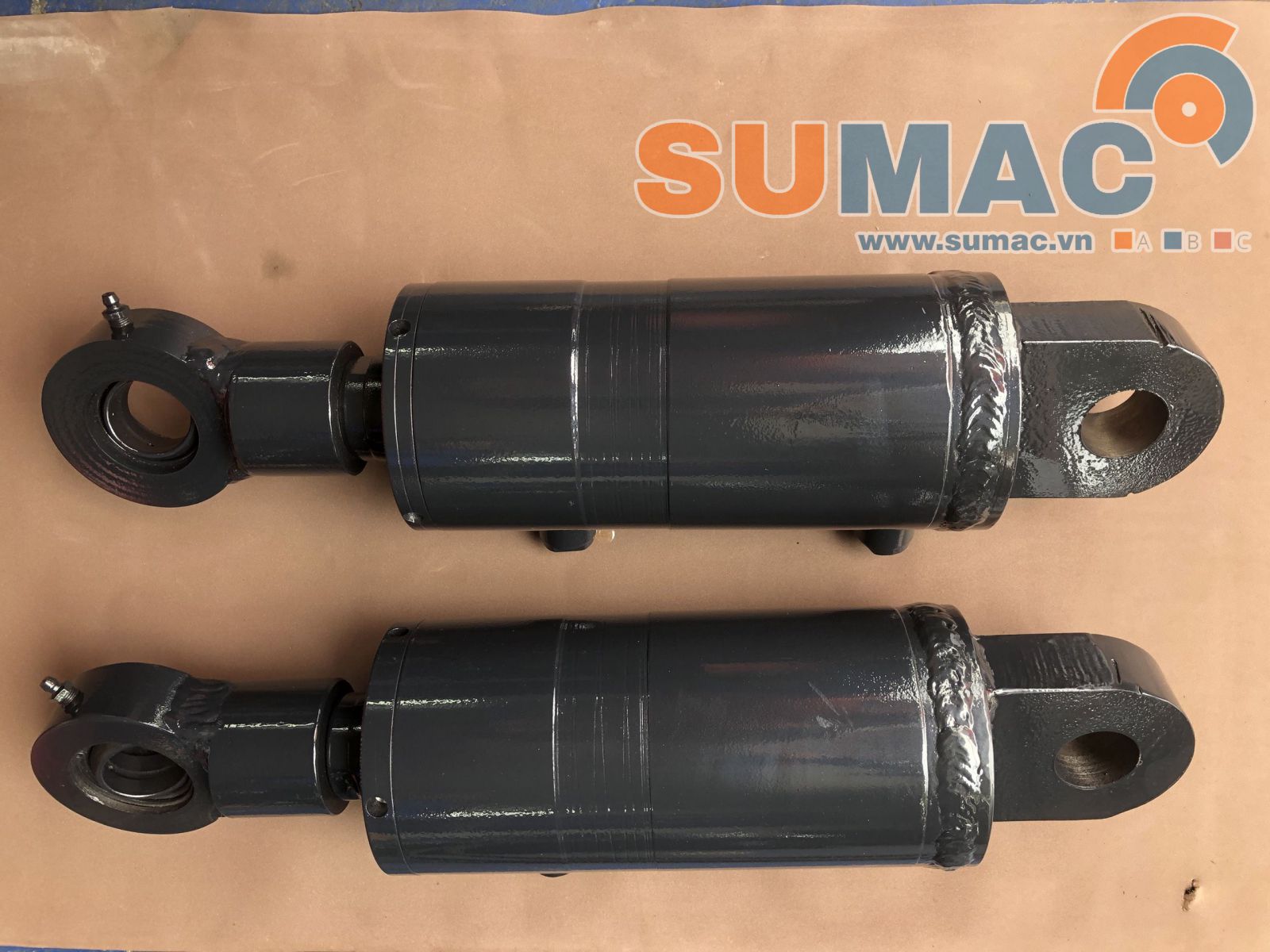xylanh thủy lực 100 lắp máy chấn tôn